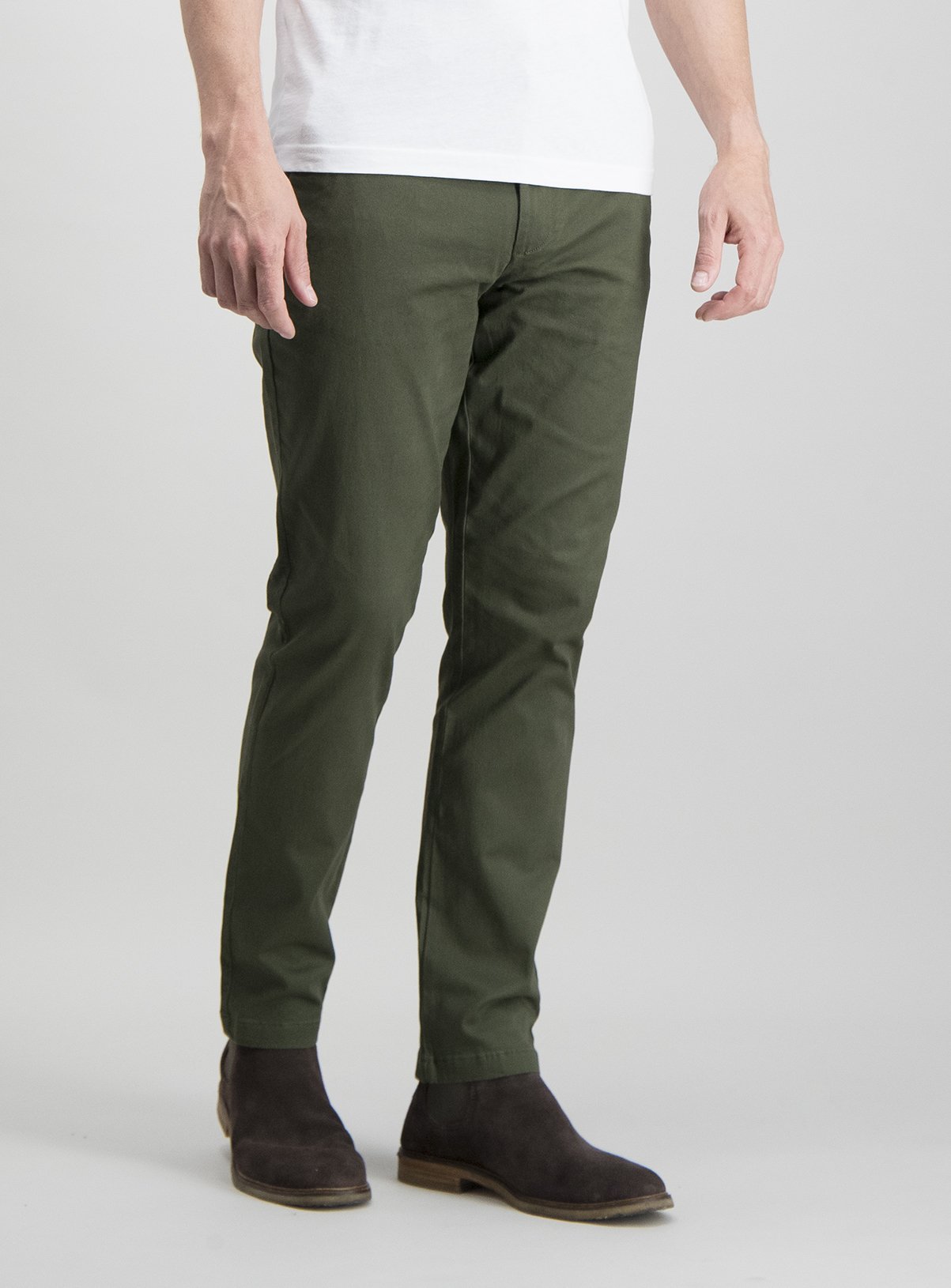 Khaki Slim Fit Chinos With Stretch Review