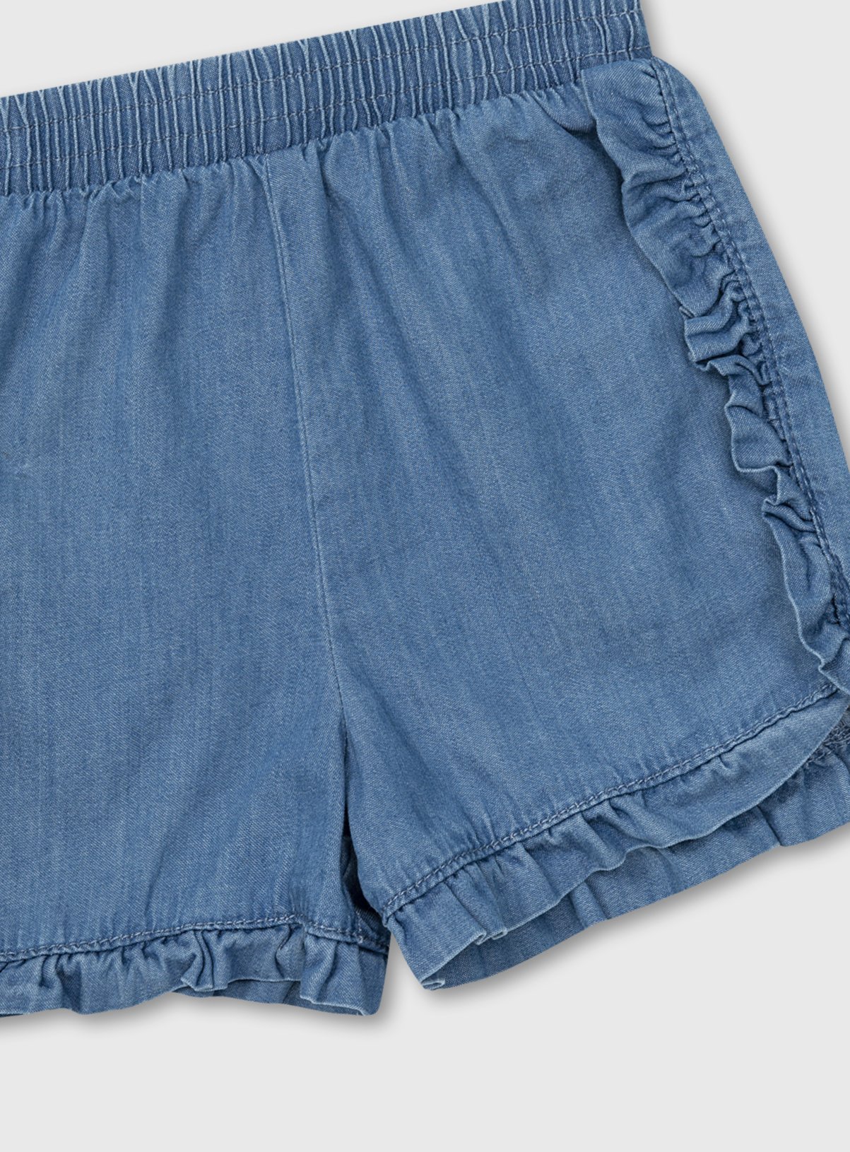 Denim Frill Trim Shorts Review