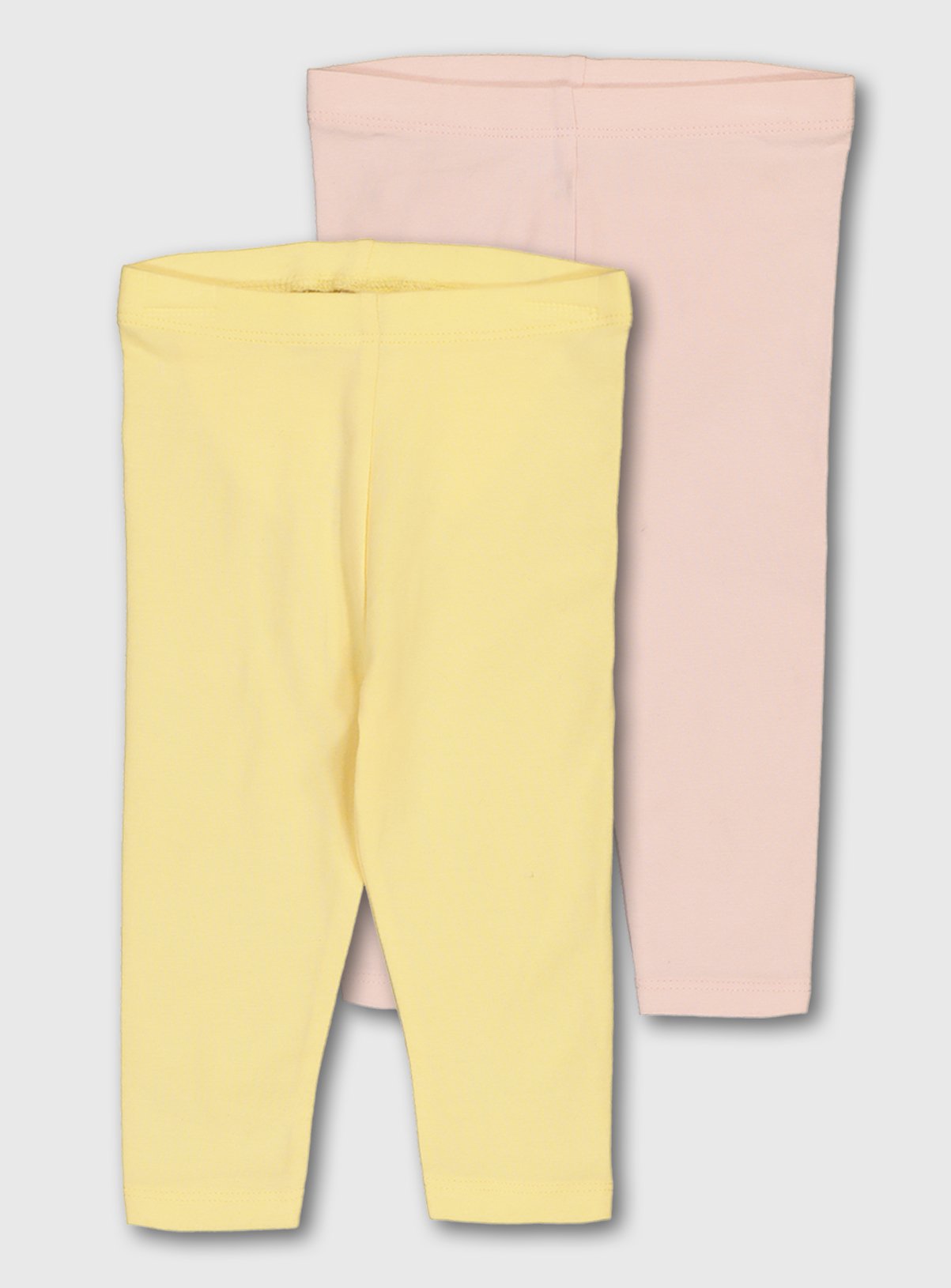 Yellow & Pink Frill & Bow Rear Leggings 2 Pack Review