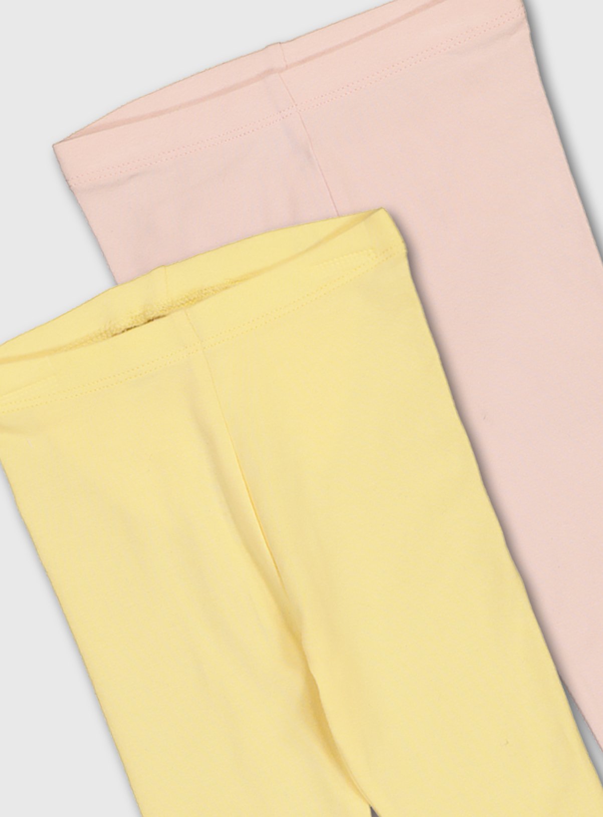 Yellow & Pink Frill & Bow Rear Leggings 2 Pack Review