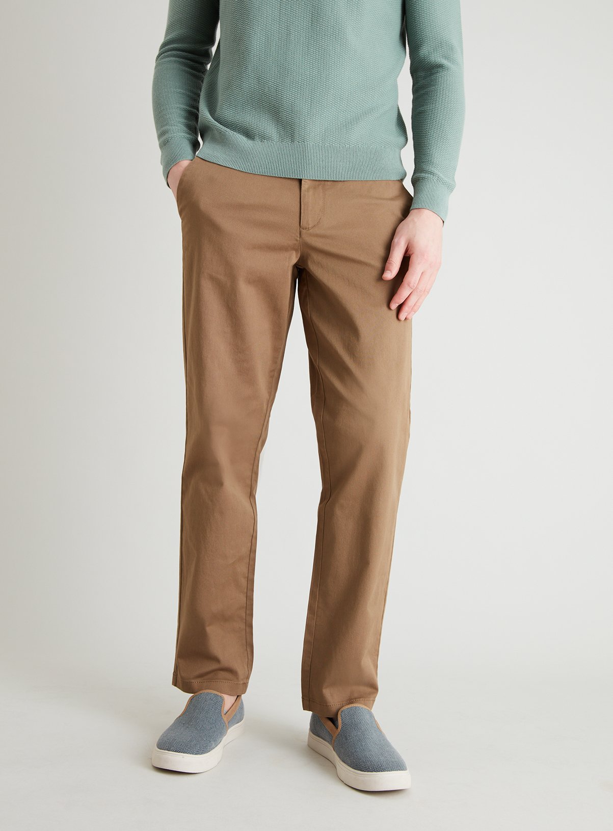 stone coloured chinos