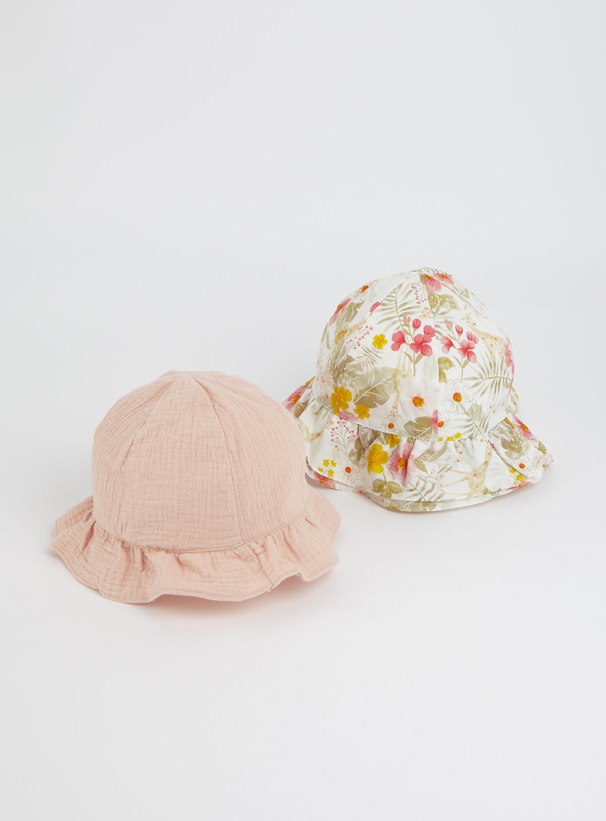 Floral Giraffe & Pink Sun Hat 2 Pack Review