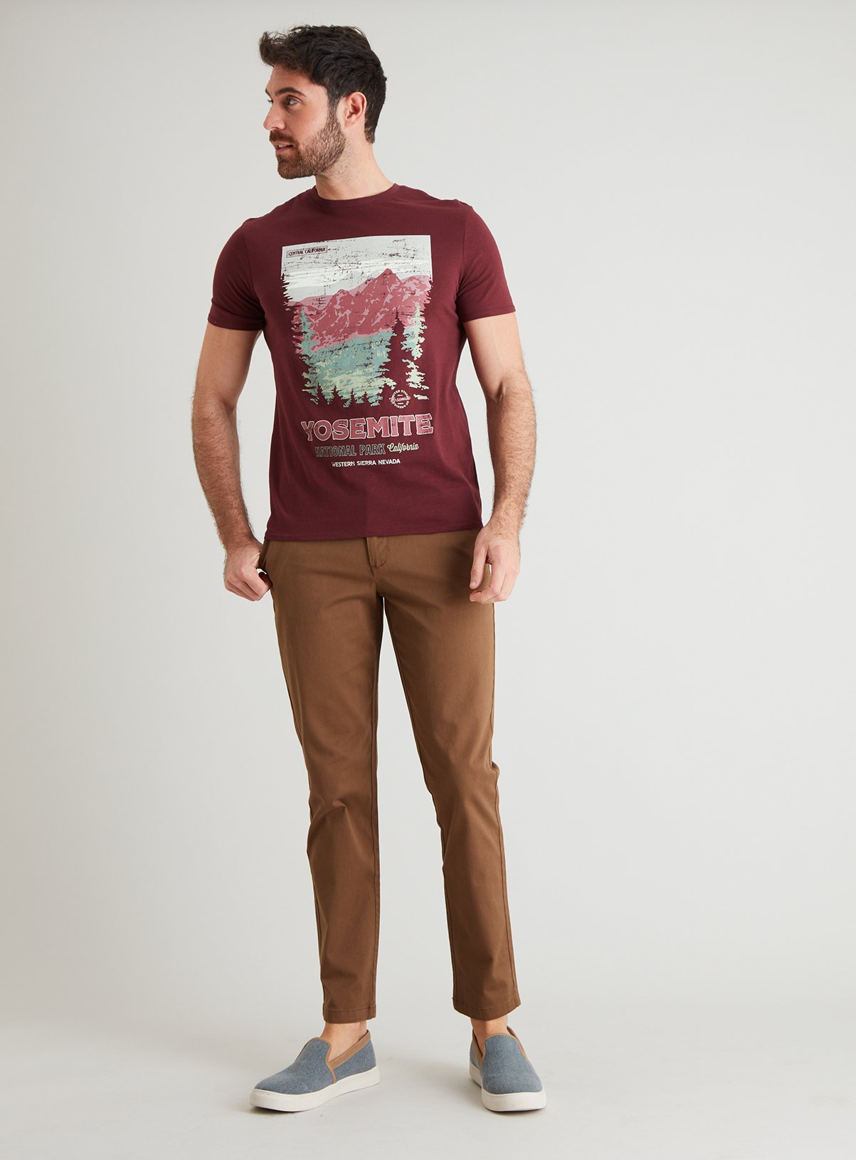 Brown Slim Fit Chinos With Stretch Review