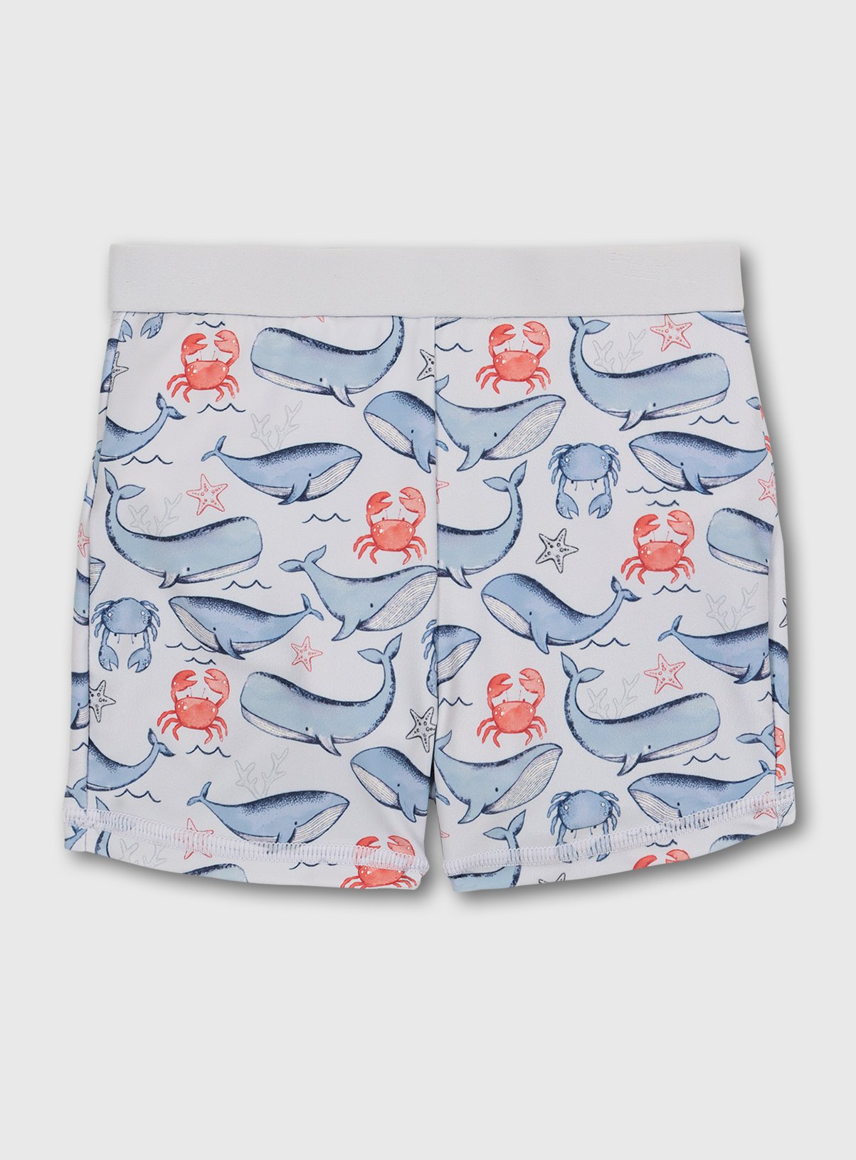 Blue Whale & Crab Print Swim Shorts Review