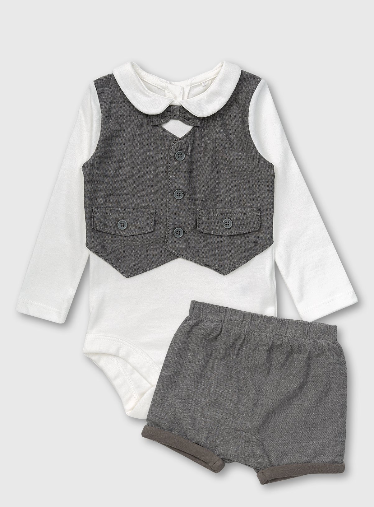 Waistcoat-Style Bodysuit & Shorts Review