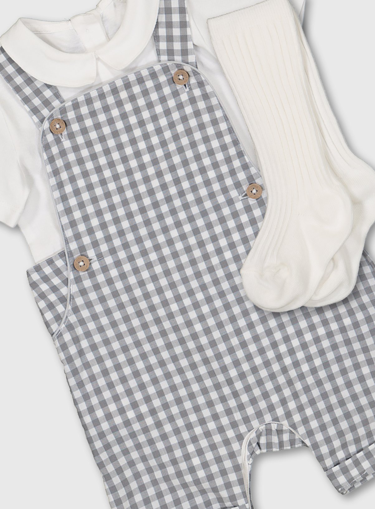 Gingham Bibshorts, Bodysuit & Socks Review