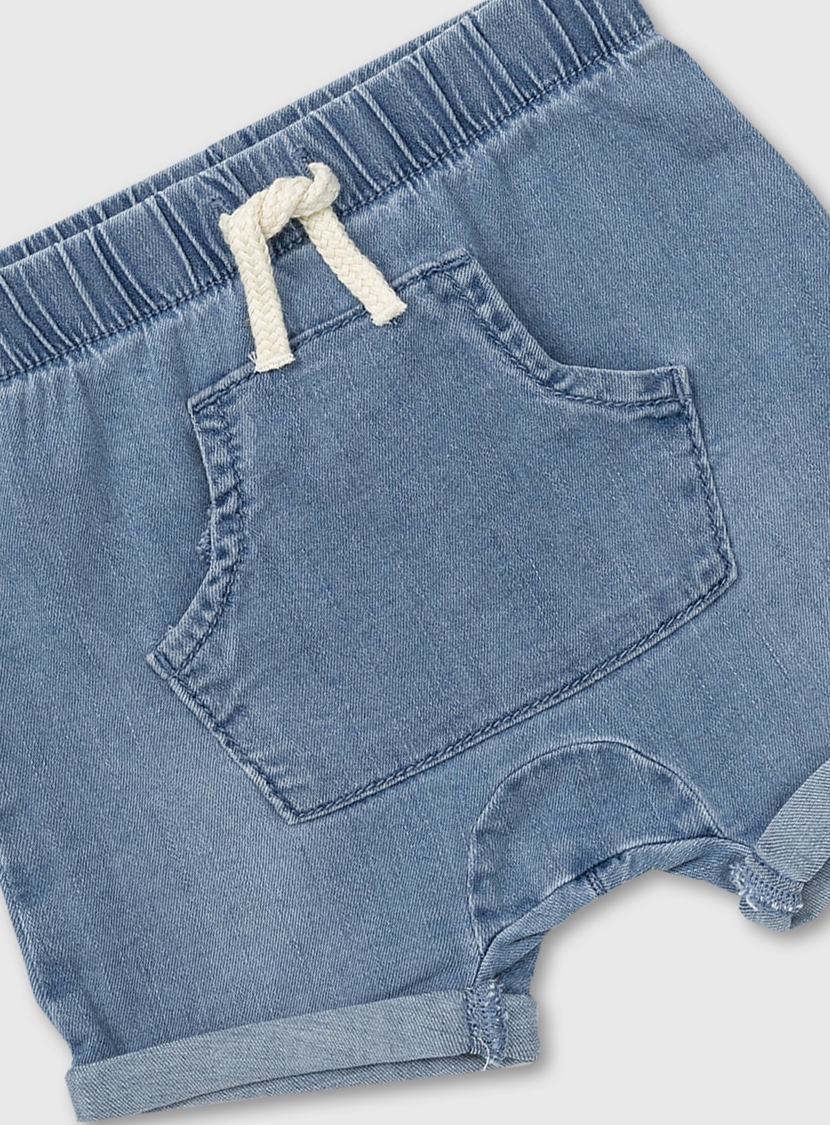 denim shorts stretchy waist