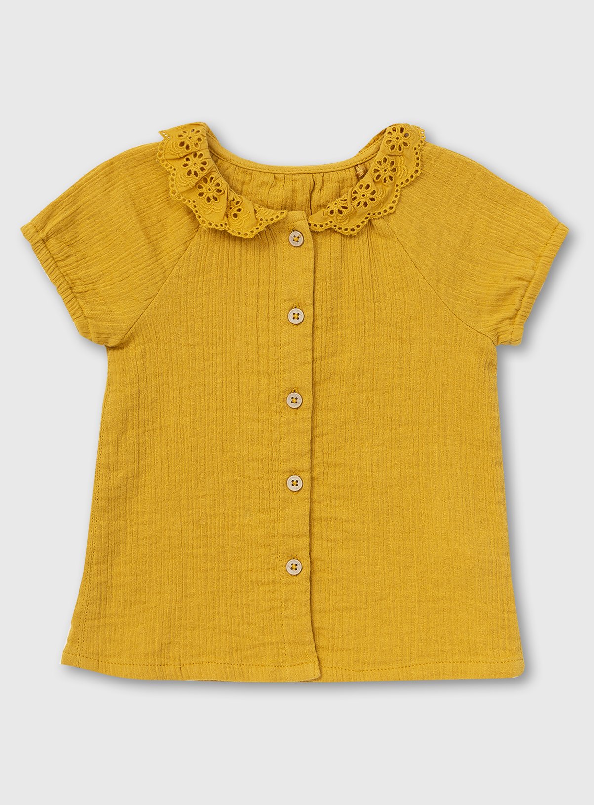 Mustard Woven Top Review