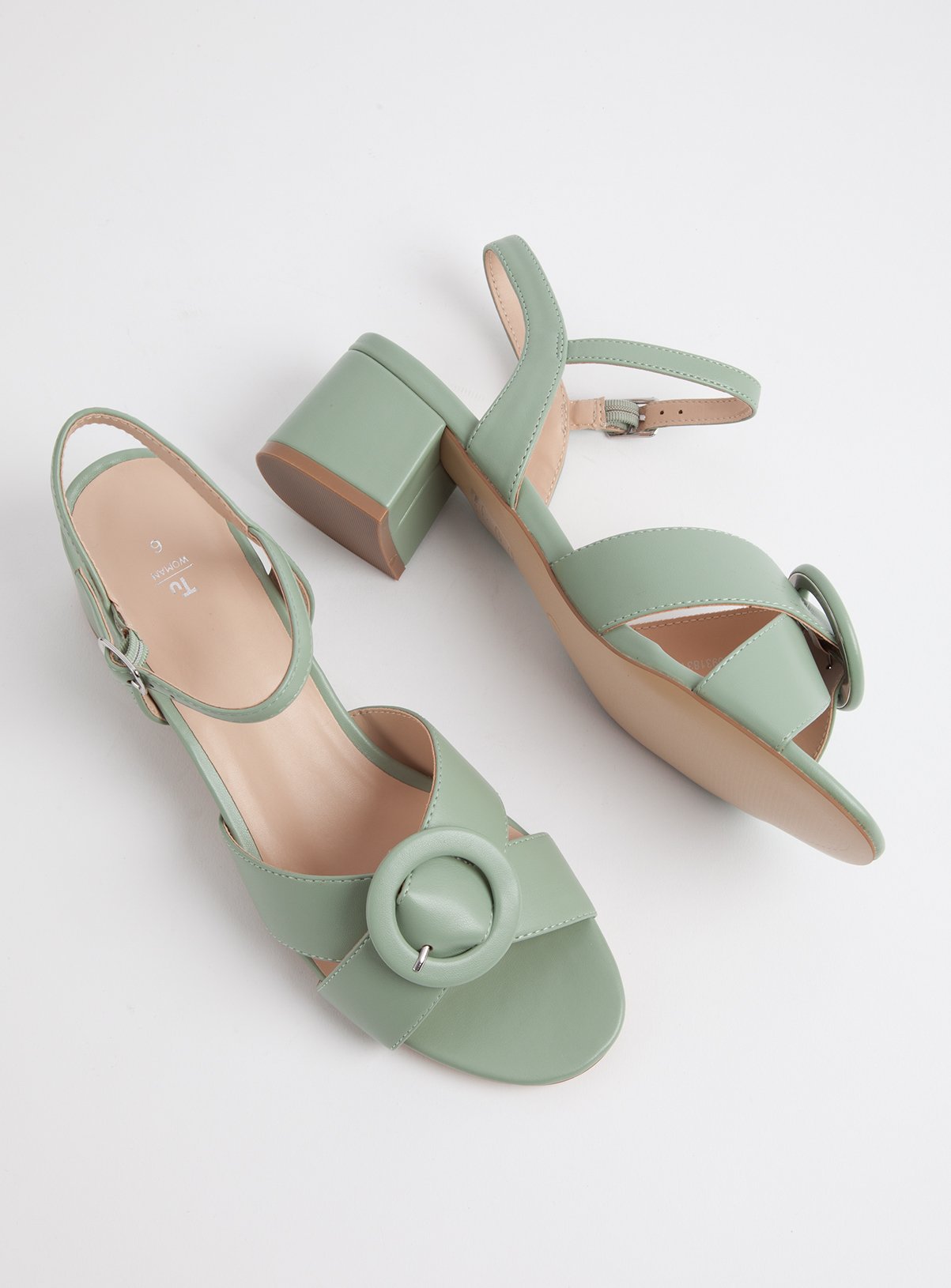 green sandals