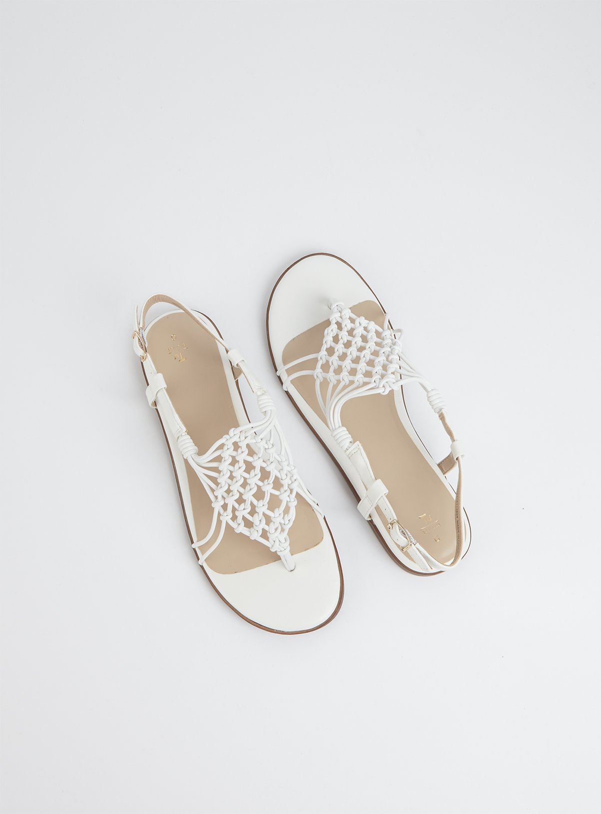 White Macrame Upper Toe Post Sandals Review