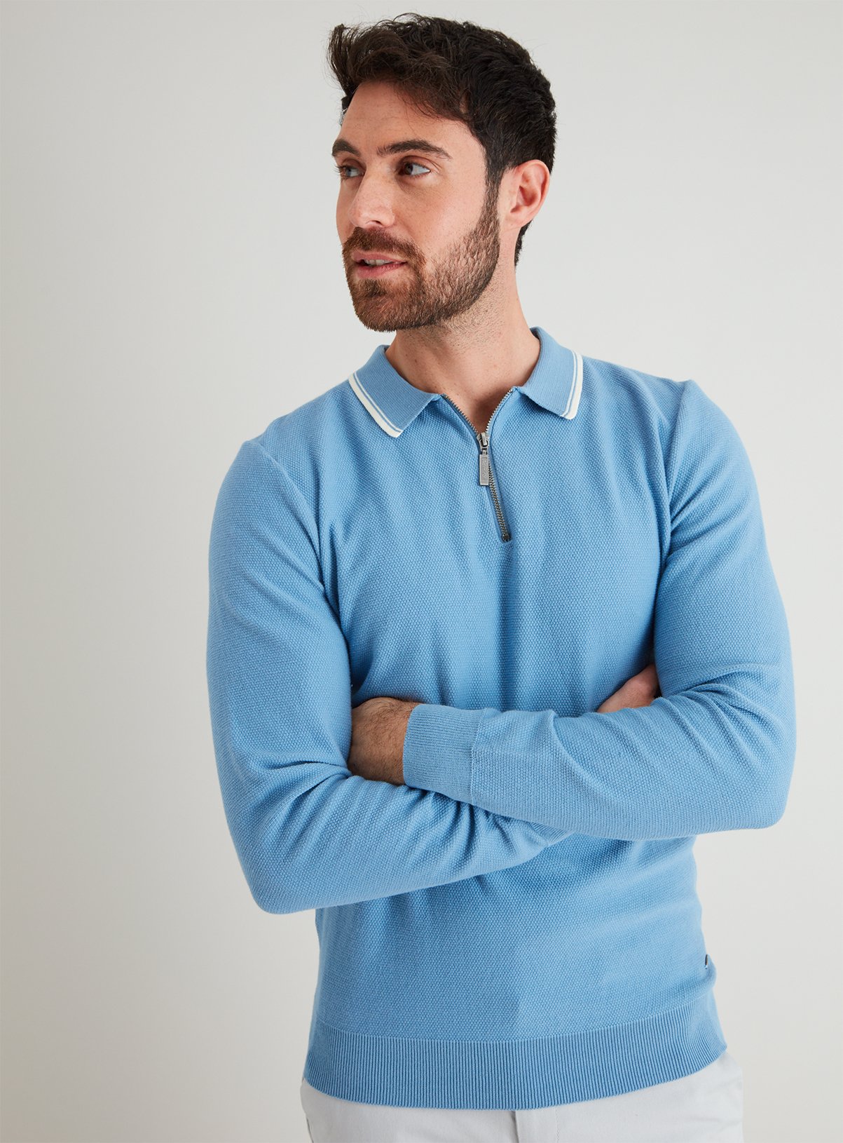 Light Blue Half-Zip Jumper Review