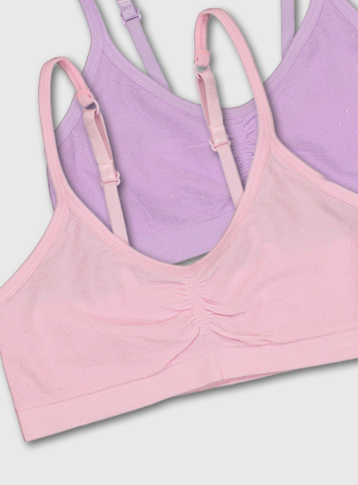 Lilac & Pink Pastel Seamfree Crop Top 2 Pack Review