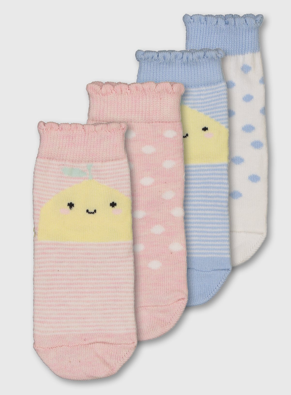 Pastel Fruity Socks 4 Pack Review