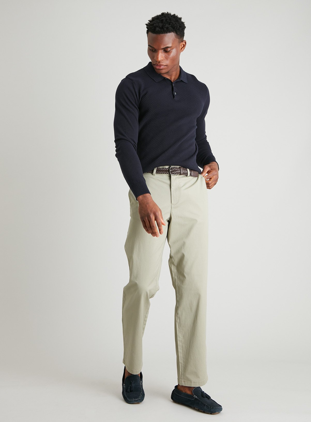 Stone Straight Leg Belted Chino With Stretch Reviews - Updated May 2023