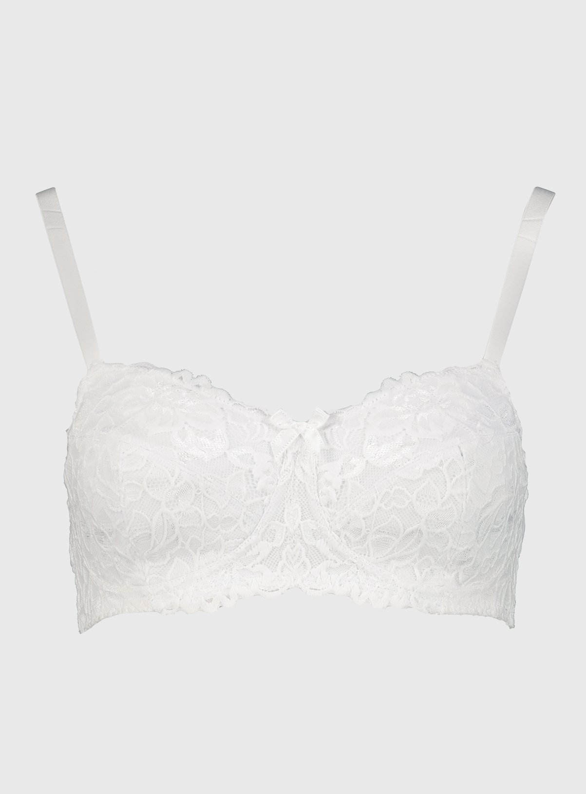 White Post Surgery Comfort Lace Bra Review