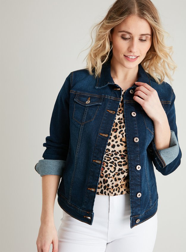 Womens Dark Denim Jacket Tu Clothing