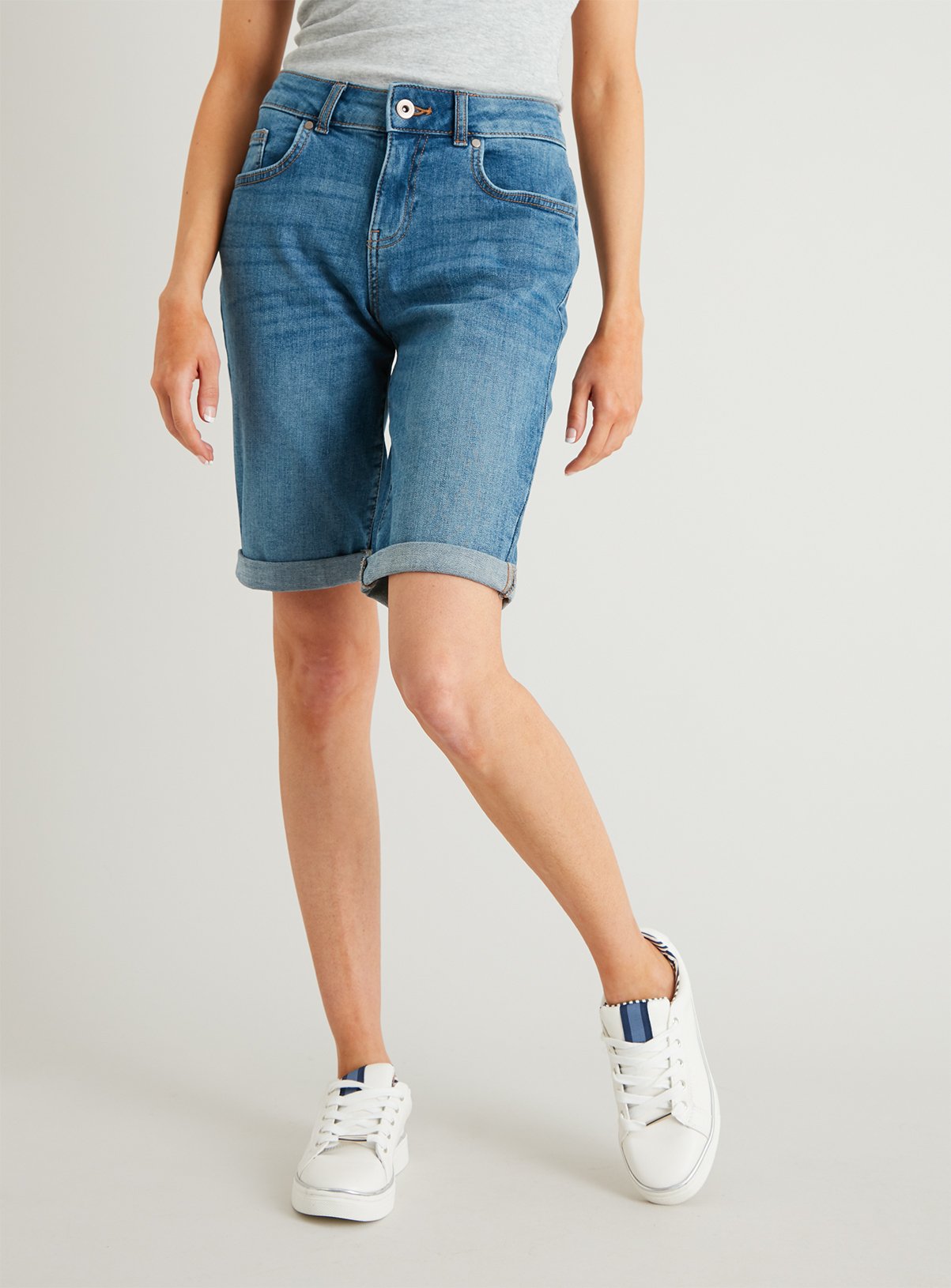 sainsburys denim shorts