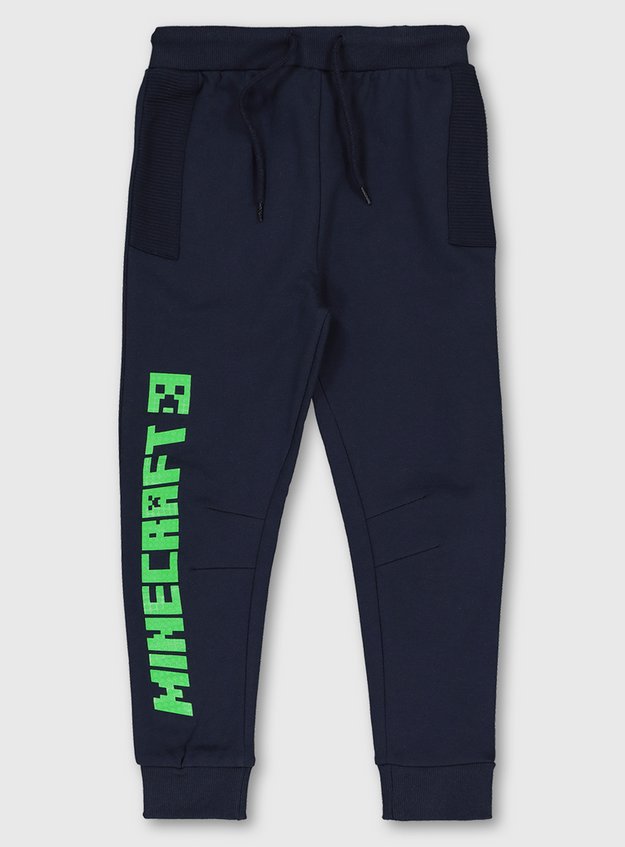 Holiday Shop Minecraft Creeper Head Navy Jersey Joggers 5 12 Years Tu Clothing