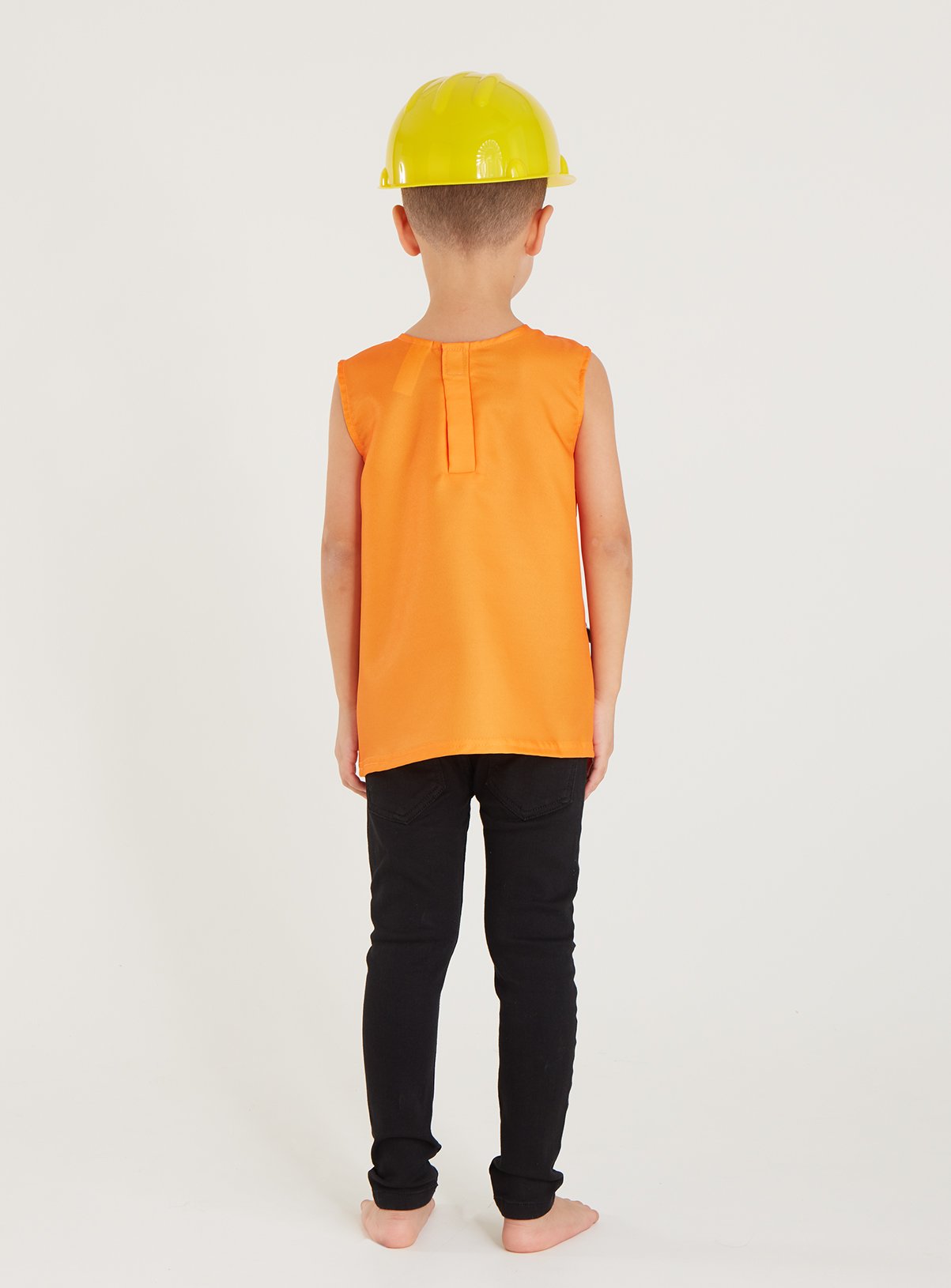 Orange Builder Costume 4 Piece Set Review