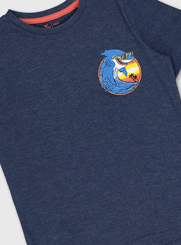 Buy Navy Shark Graphic Surfers Paradise T Shirt 10 Years Tops And T Shirts Argos - roblox t shirt argos