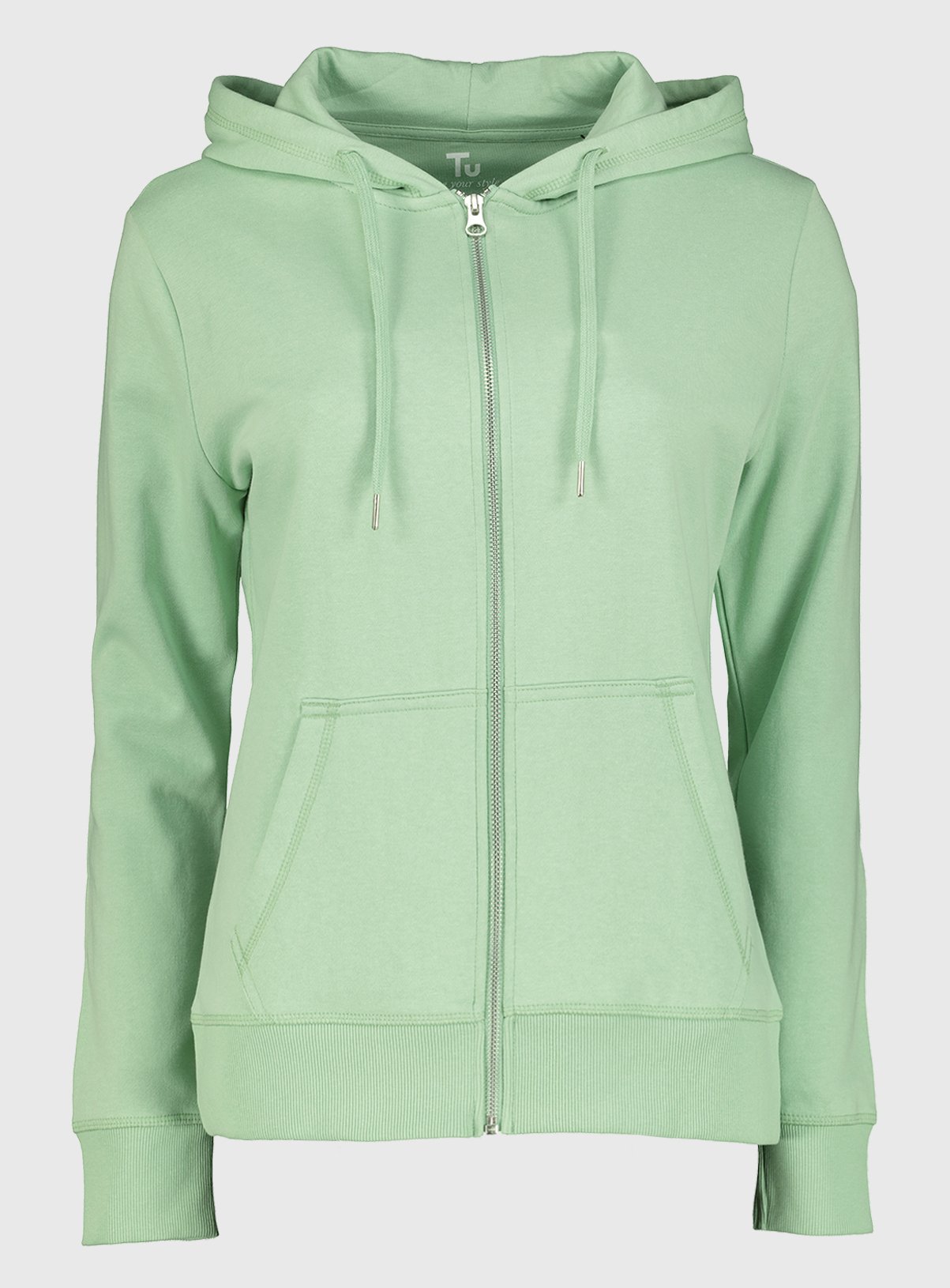 pale green hoodie