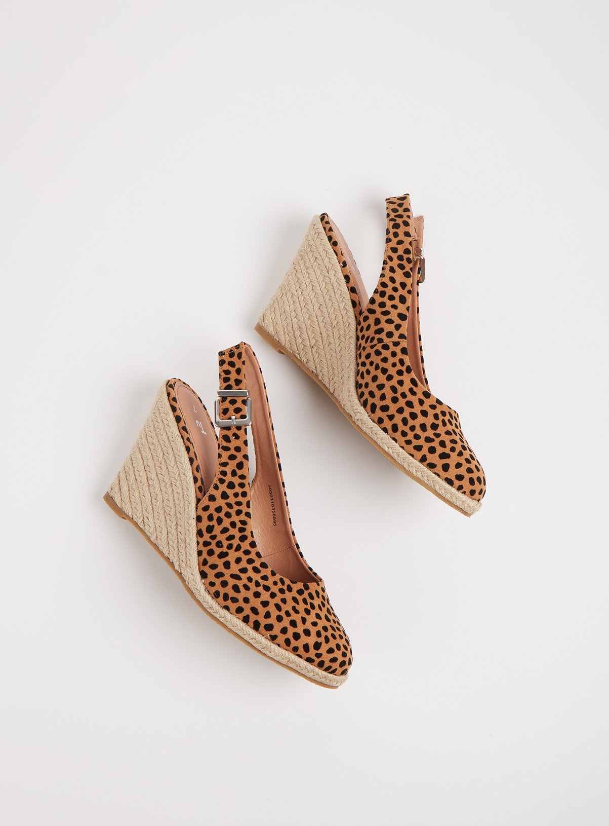 wedge leopard print sandals