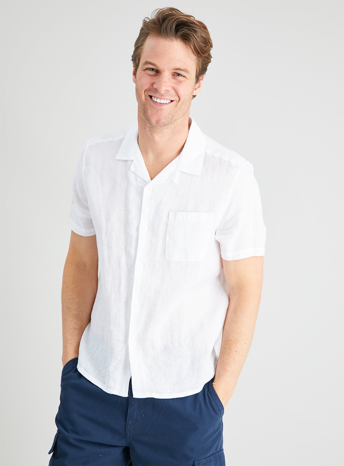 white shirt regular fit