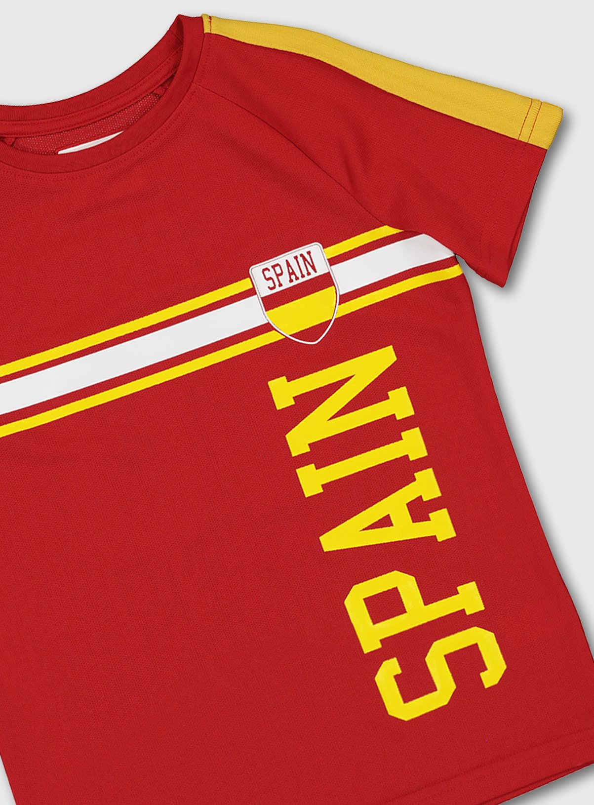 Red & Yellow Spain Football Shirt Review