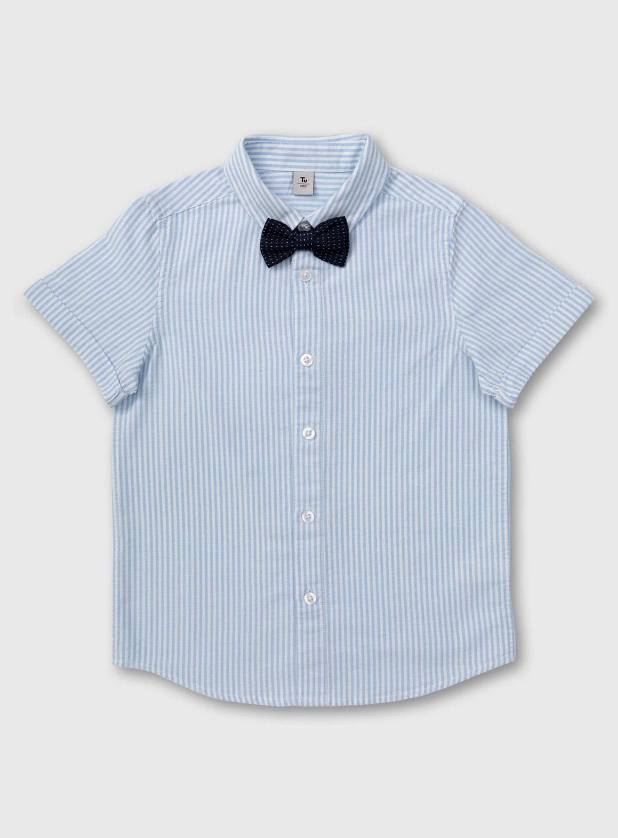 Pale Blue Stripe Shirt & Bow Tie Review