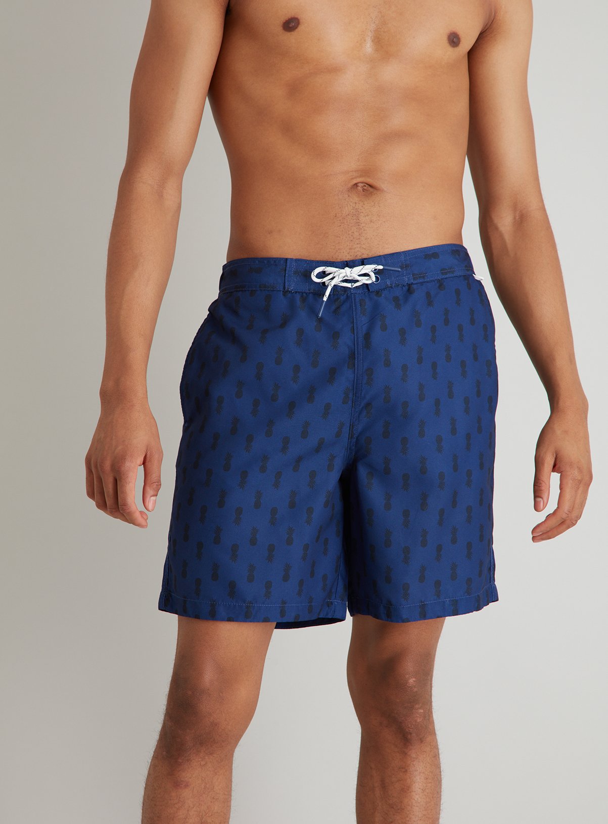 Navy Pineapple Print Recycled Board Shorts Review