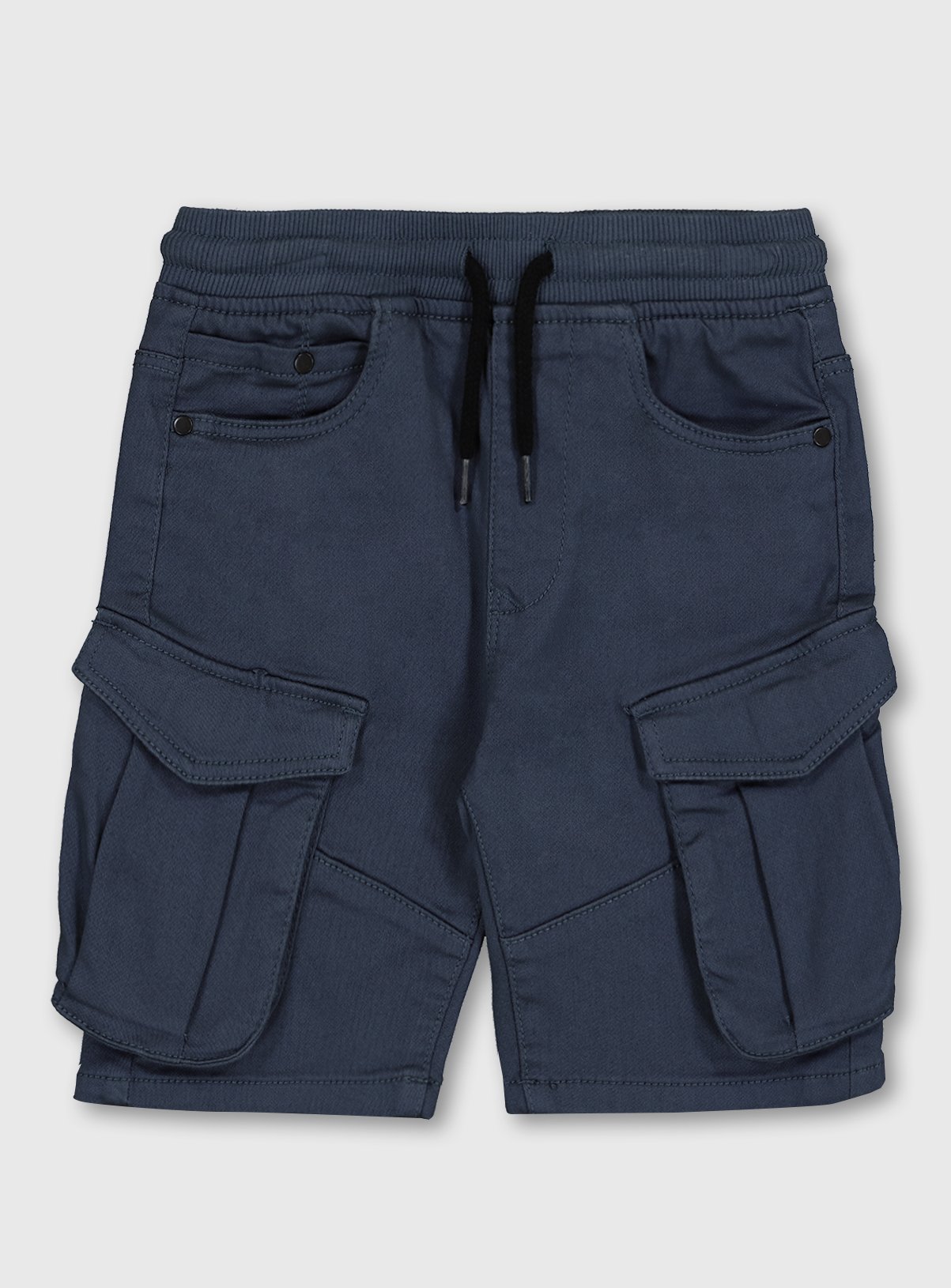 full blue cargo shorts