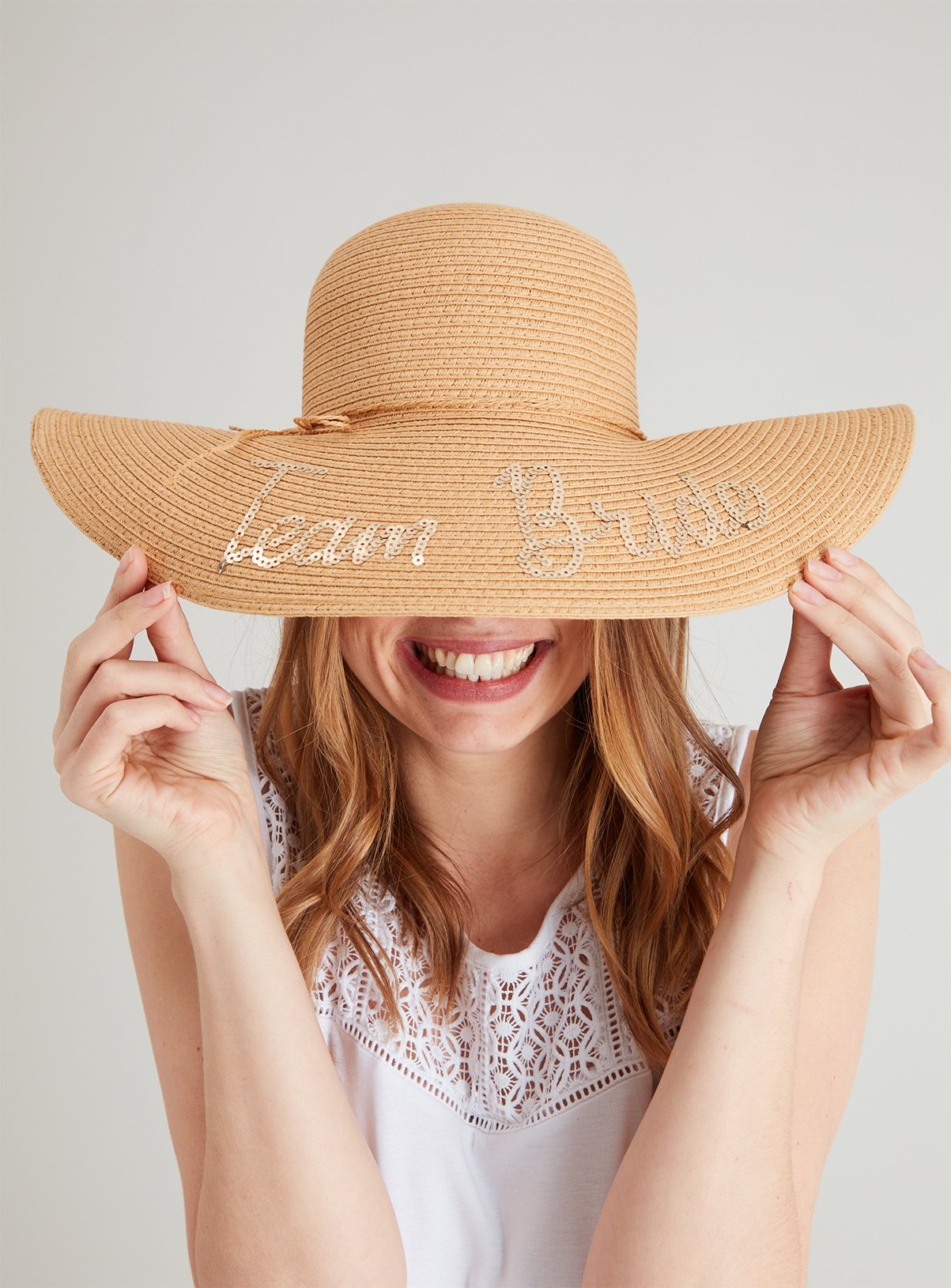 Natural Team Bride Floppy Straw Sun Hat Review