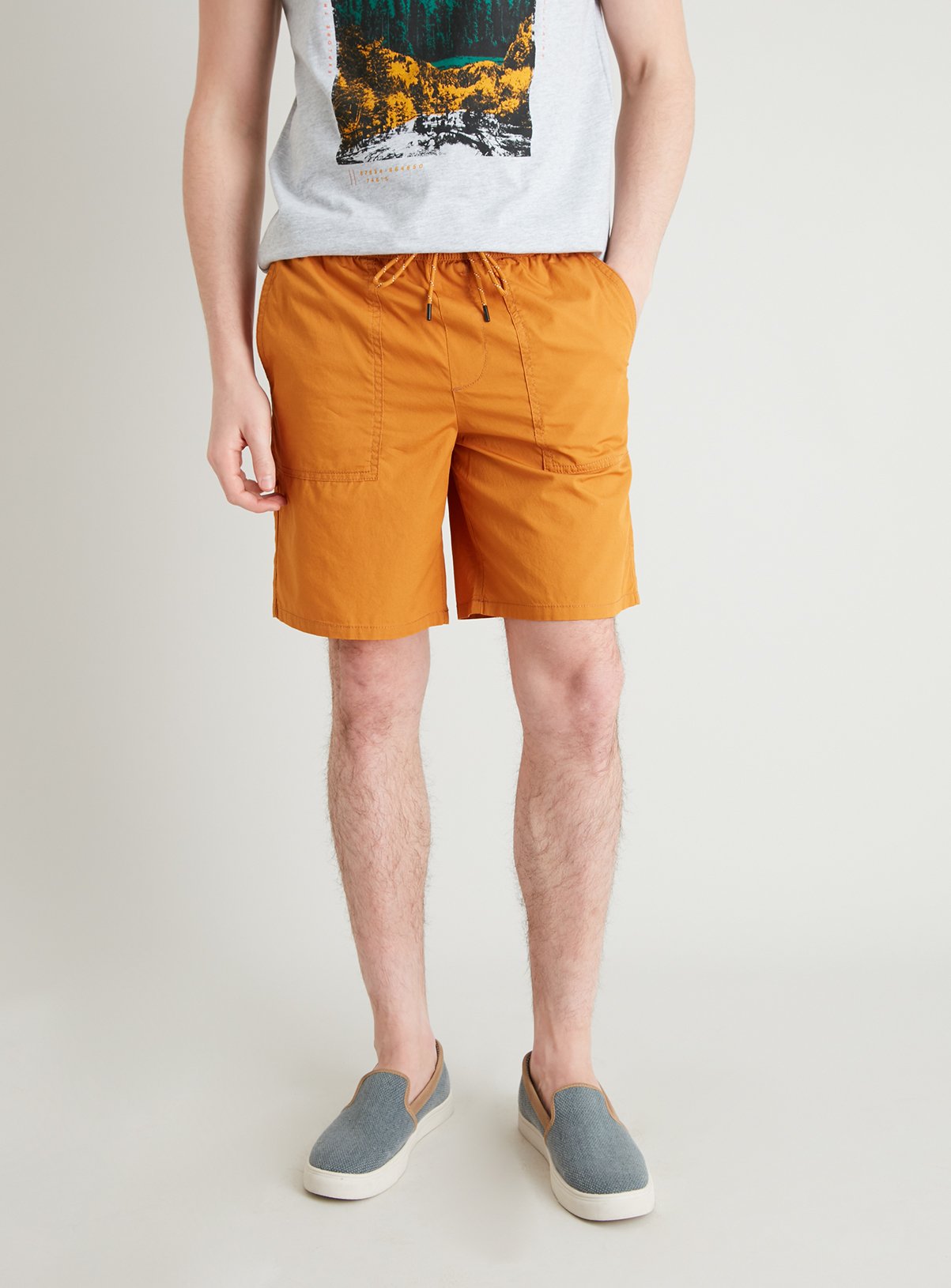 Ochre Pull On Poplin Shorts Review