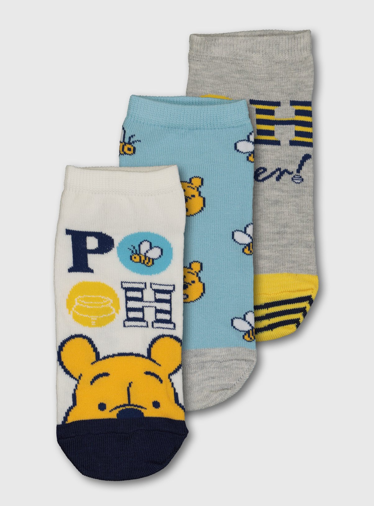 Disney Winnie The Pooh Trainer Socks 3 Pack Review