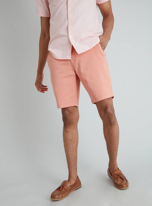 Salmon Pink Chino Shorts - 50