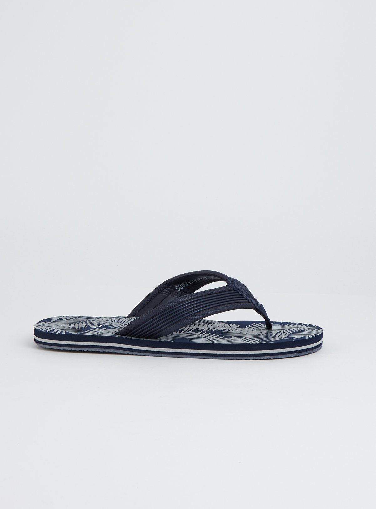 Navy Leaf Print Flip Flops Review