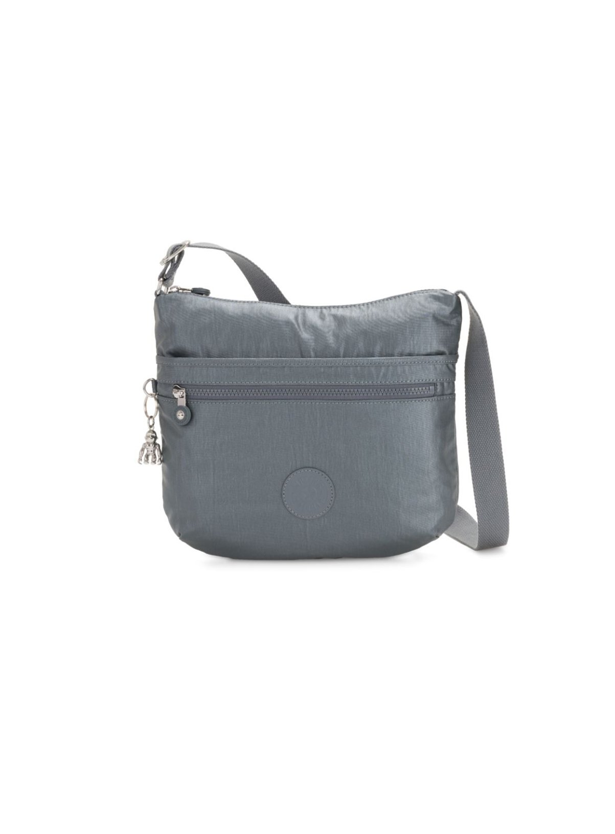 KIPLING Metallic Grey Arto Shoulder Bag Review