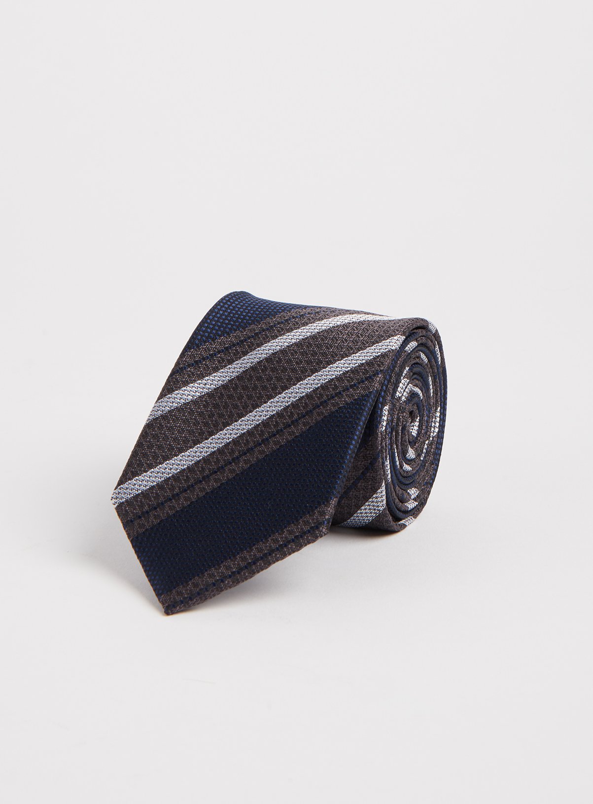 Blue & Grey Stripe Tie Review