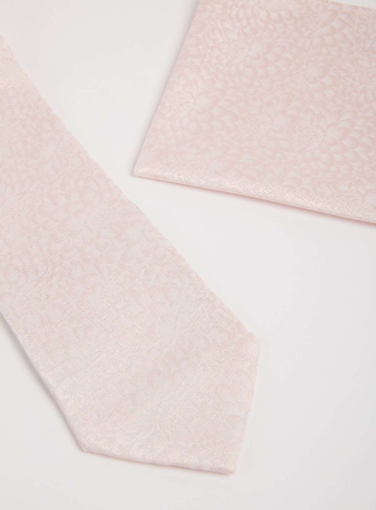 Mini Me Blush Pink Floral Print Adult Tie & Pocket Square - Review