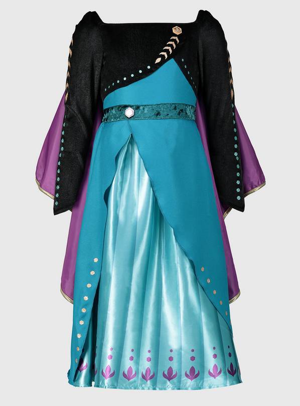 Buy Disney Frozen 2 Black & Teal Anna Costume - 3-4 Years | Kids fancy dress  costumes | Argos