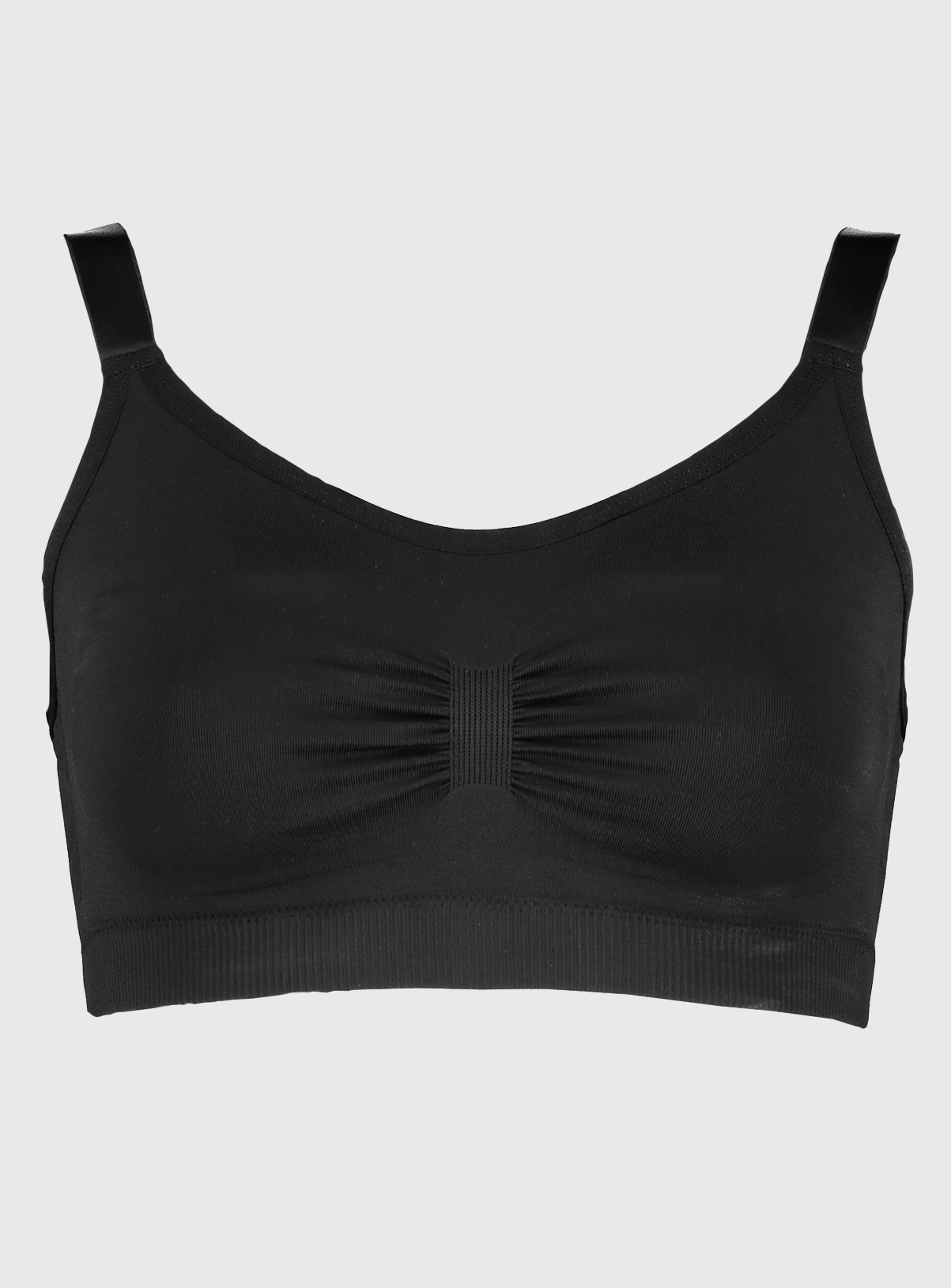 DD+ Black Seamless Stretch Crop Top Review