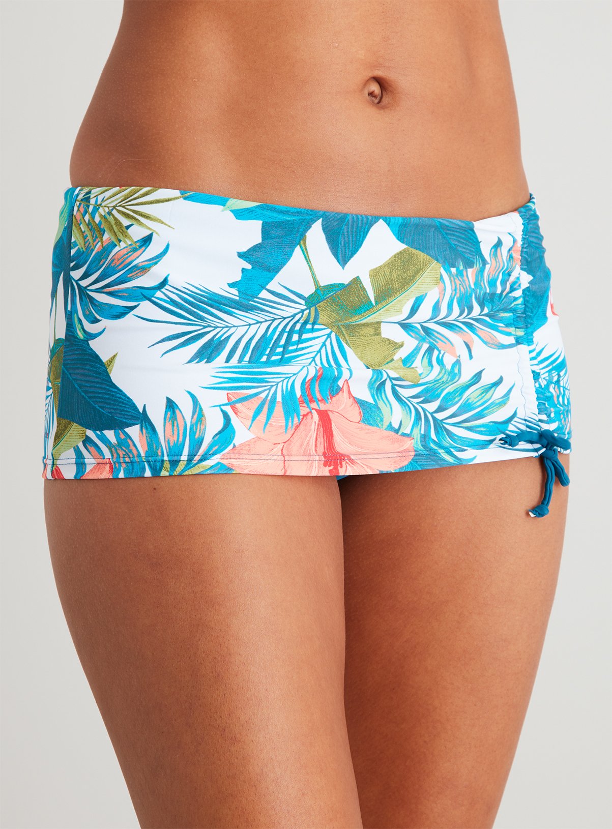 Tropical Print Skirted Bikini Brief Review