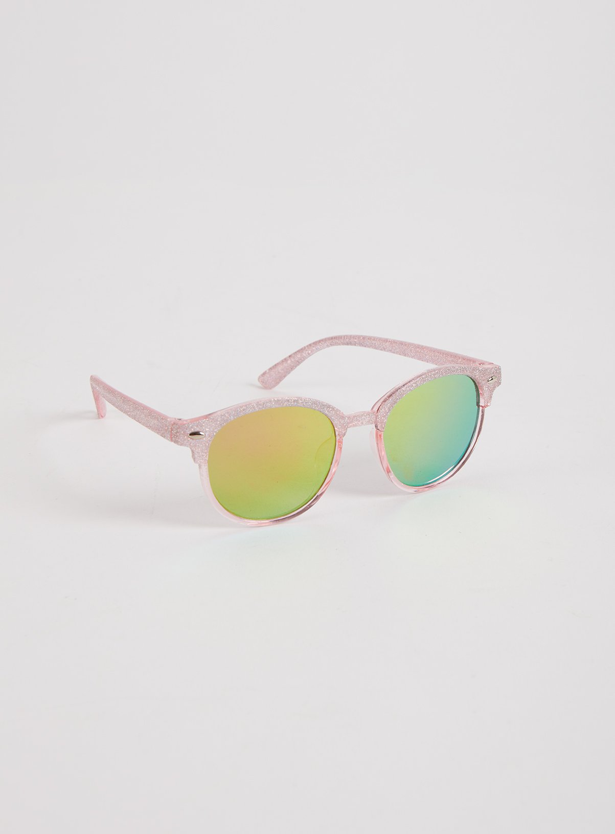 Pink Glitter Mirrored Sunglasses Review