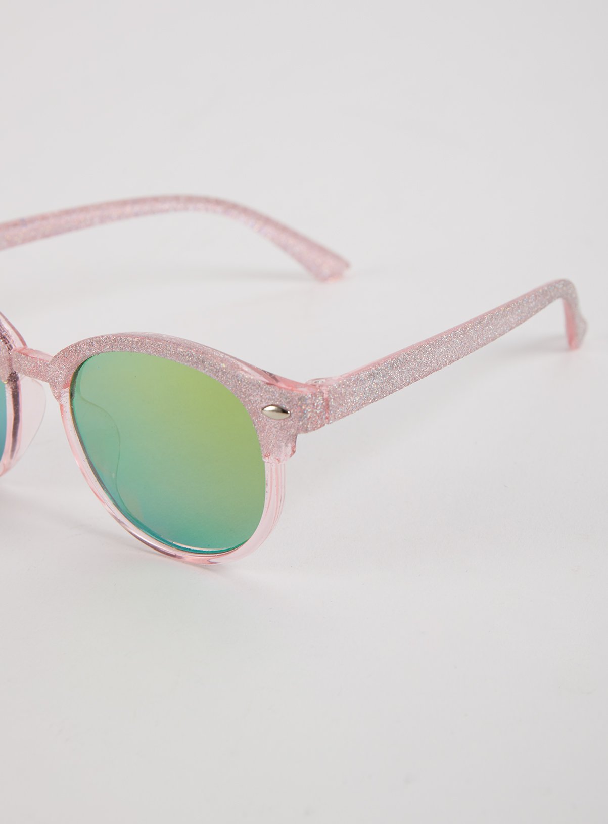 Pink Glitter Mirrored Sunglasses Review