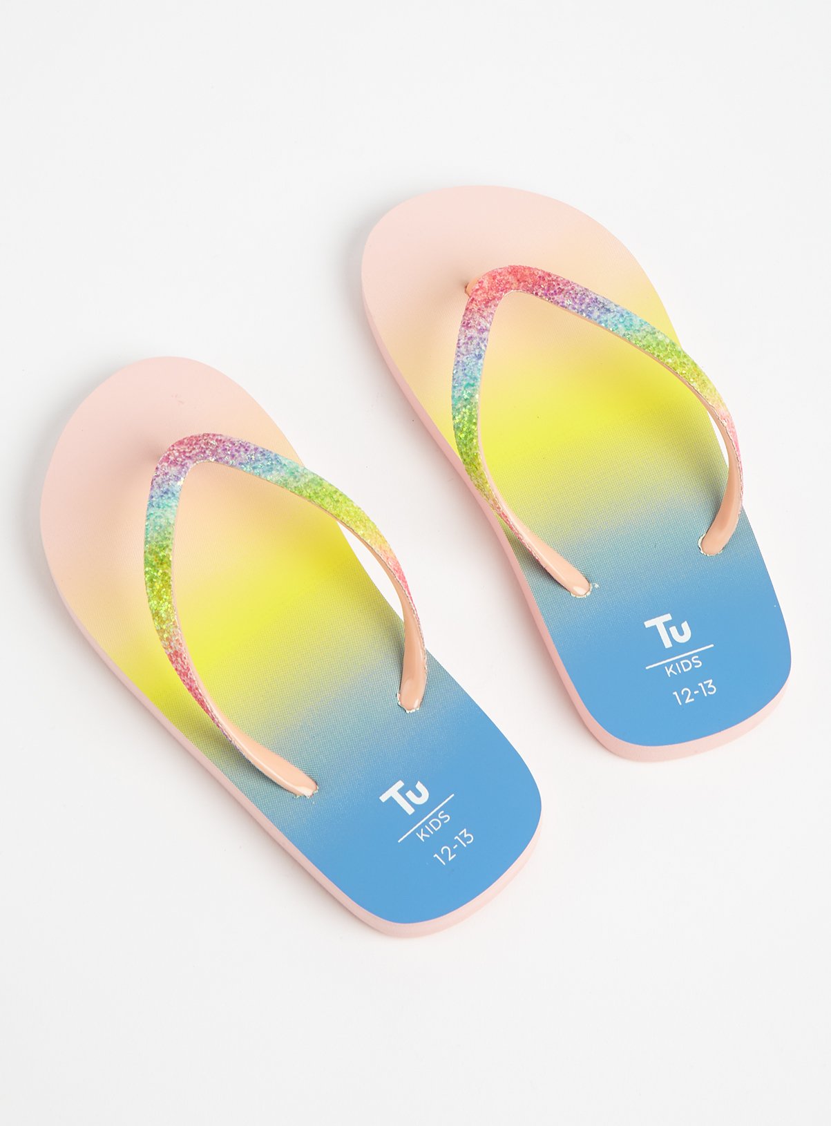 pastel flip flops