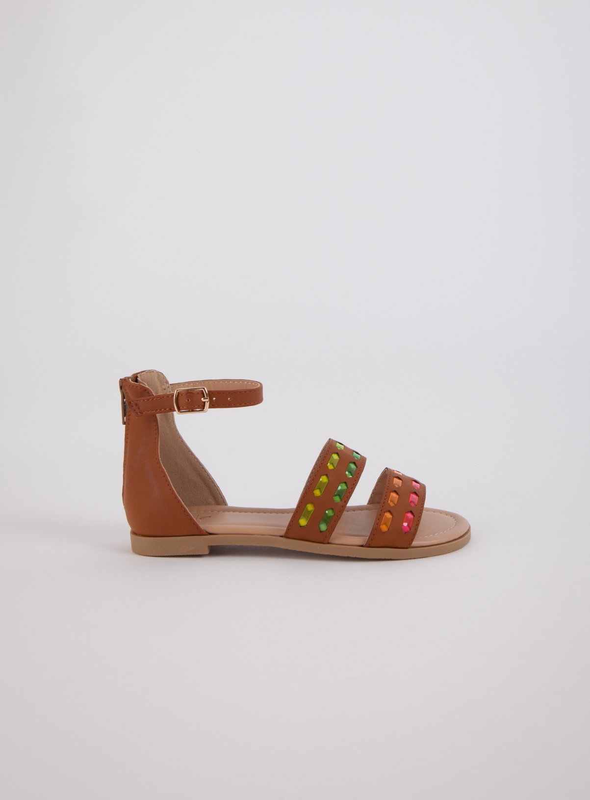 Light Brown Neon Detail Gladiator Sandals Review