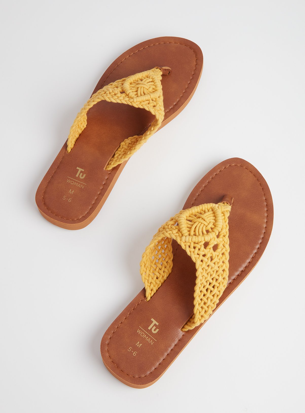 Mustard Macrame Flip Flops Review