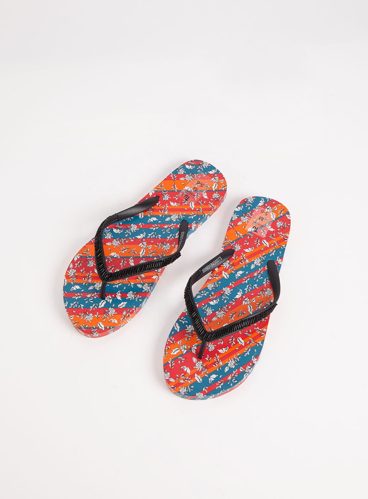 Floral Print Beaded Flip Flops Review