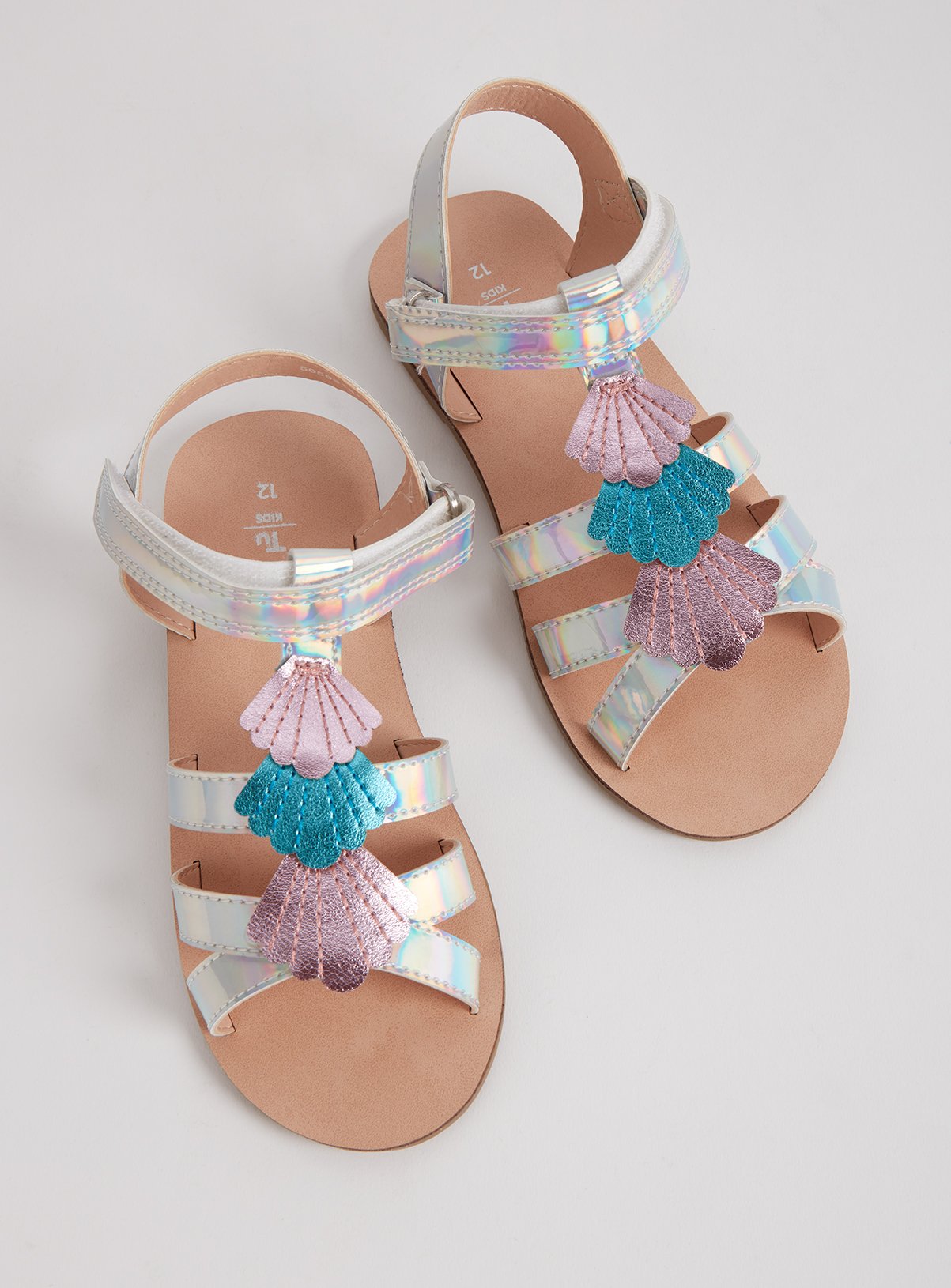 Iridescent Shell Sandals Review