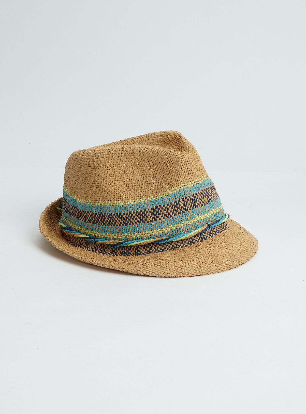 Straw Striped Band Trilby Hat Review